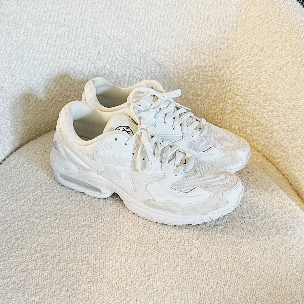 Nike Air Max2 White Sneakers
